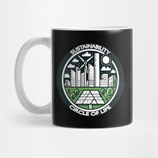 Sustainability Circle of Life: Grow Green Mug